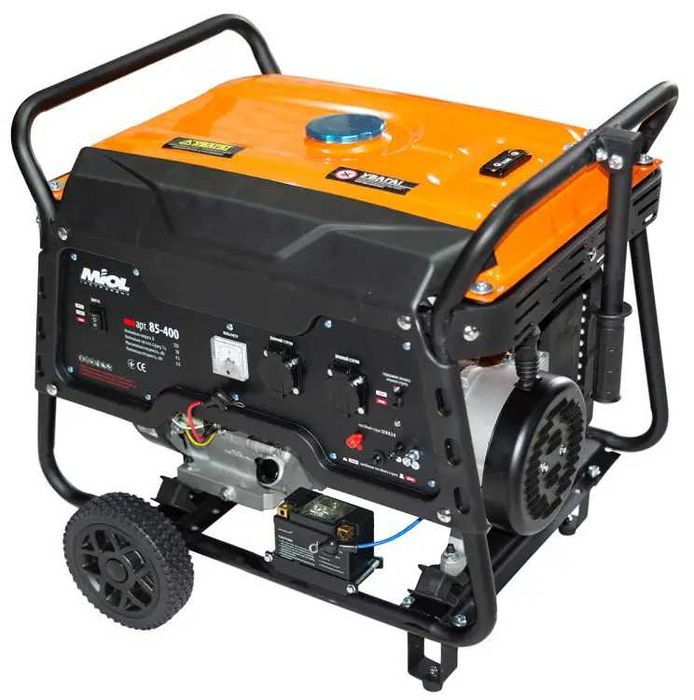 НОВИЙ Генератор MIOL бензиновий/газовий 4,5/5 кВт 85-400! ЕЛ. СТАРТЕР!