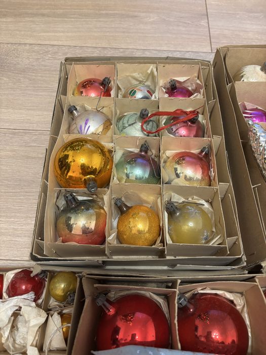 Bańki Bombki choinkowe PRL