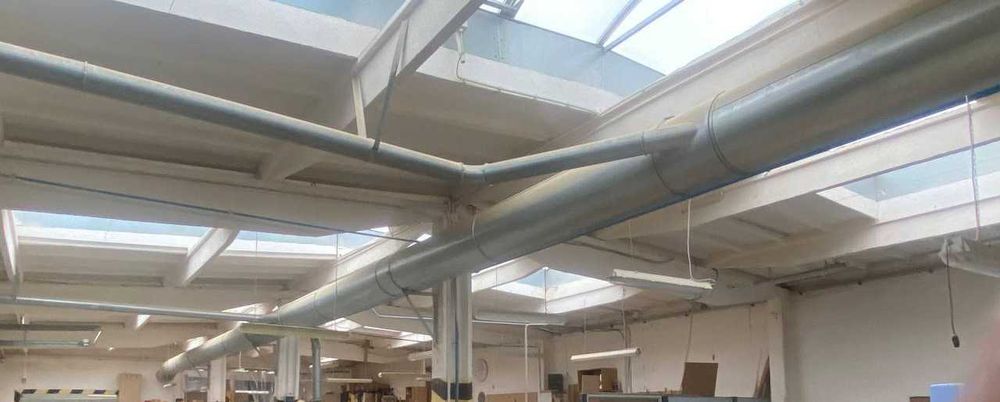 Linia odpylajaca i wentylatory  firmy JKF