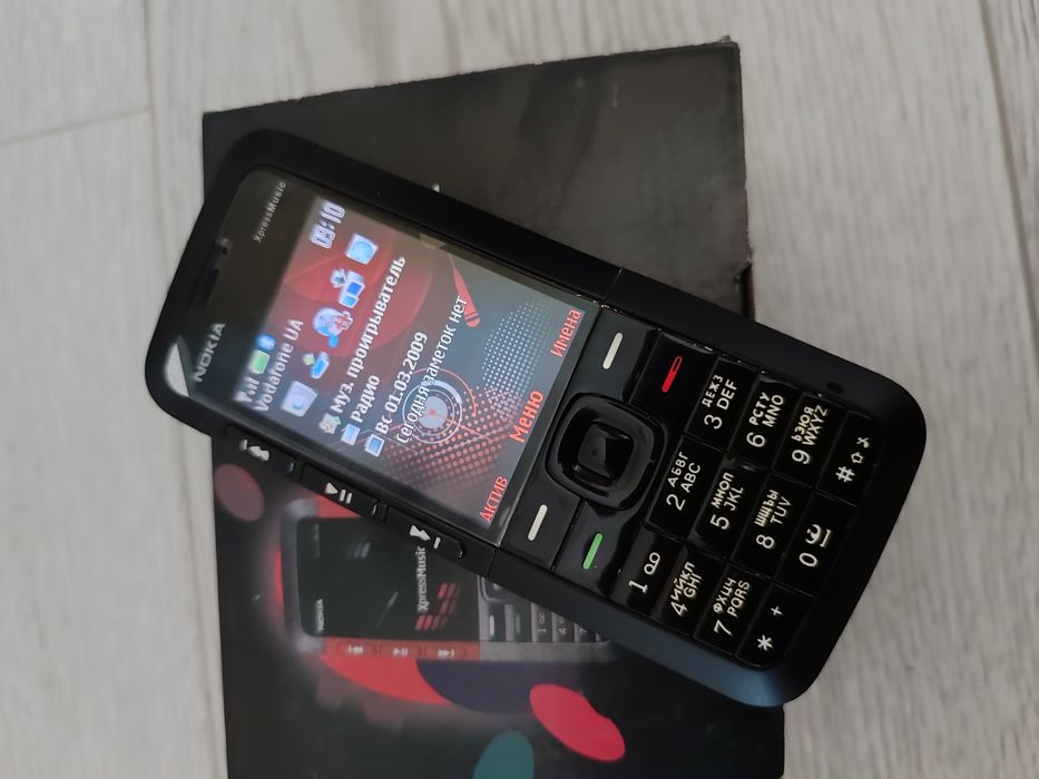 Мобильный телефон Nokia 5310 Xpress Music(оригинал) Black 860 мАч