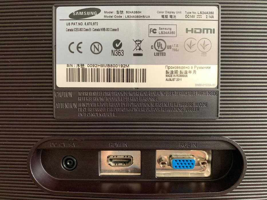 Монитор Samsung 24"(61см)