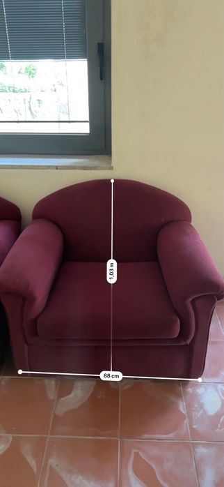 Sofas três  peças