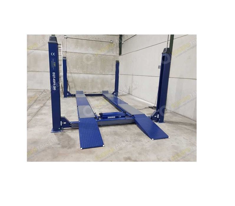 Elevador de 4 colunas para alinhamentos de direção 4.5Ton