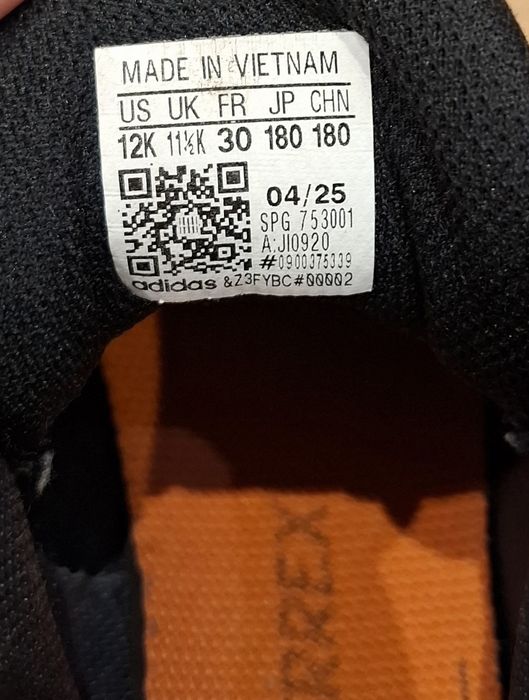 Демісезонні черевики ADIDAS TERREX хайтопи ADIDAS демисезонные ботинки Adidas Terrex кроссовки Adidas кросівки Adidas черевики  Reima 30
