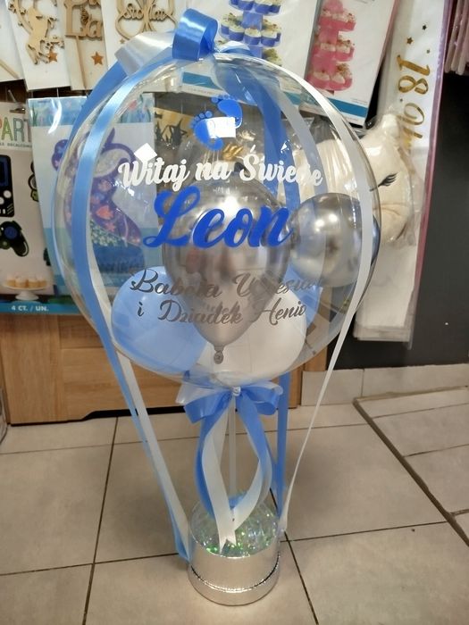 Balon,dekoracja balonowa,box balonowy,pudełko z balonem, kula balonowa