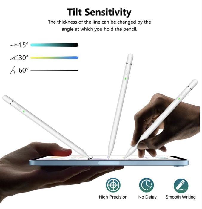 Активний стилус KIROSA для iPad (аналог Apple Pencil) з Palm Rejection