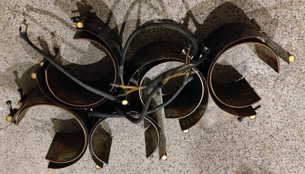 Komplet grzałek opaskowych mikanitowych 5 szt. Fi90 x 100 800W