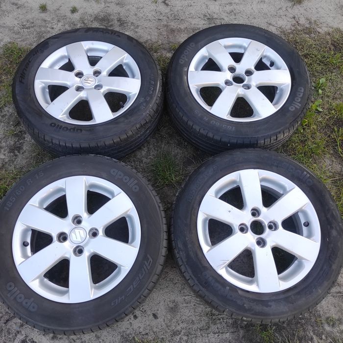 Диски 4/100 r15 з резиною літня