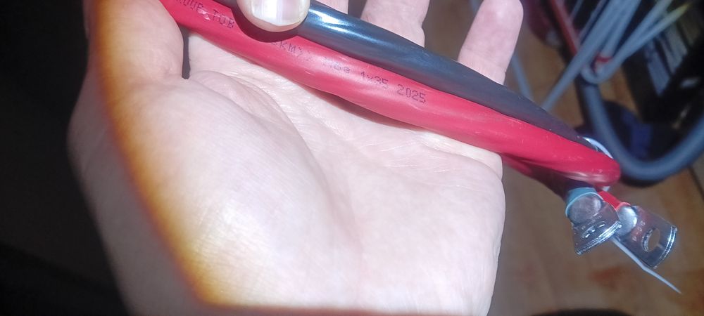 2 awg кабель (35 мм2, 1.0  м) пара