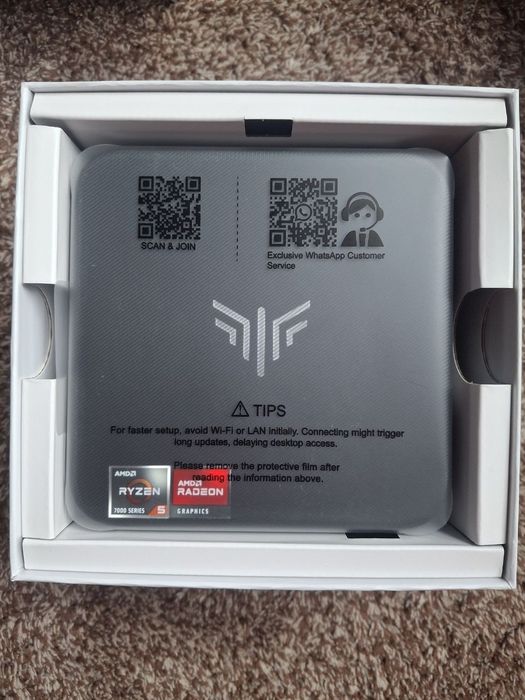 Міні-ПК NiPoGi E3B AMD Ryzen 5 7430U (до 4,3 ГГц) 16 ГБ DDR4 512 ГБ