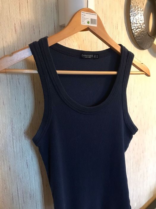 Top azul Stradivarius