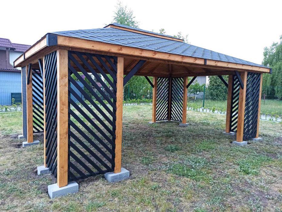 Altana altanka ogrodowa drewniana ,,Uppsala" 5x4m Hit !!!