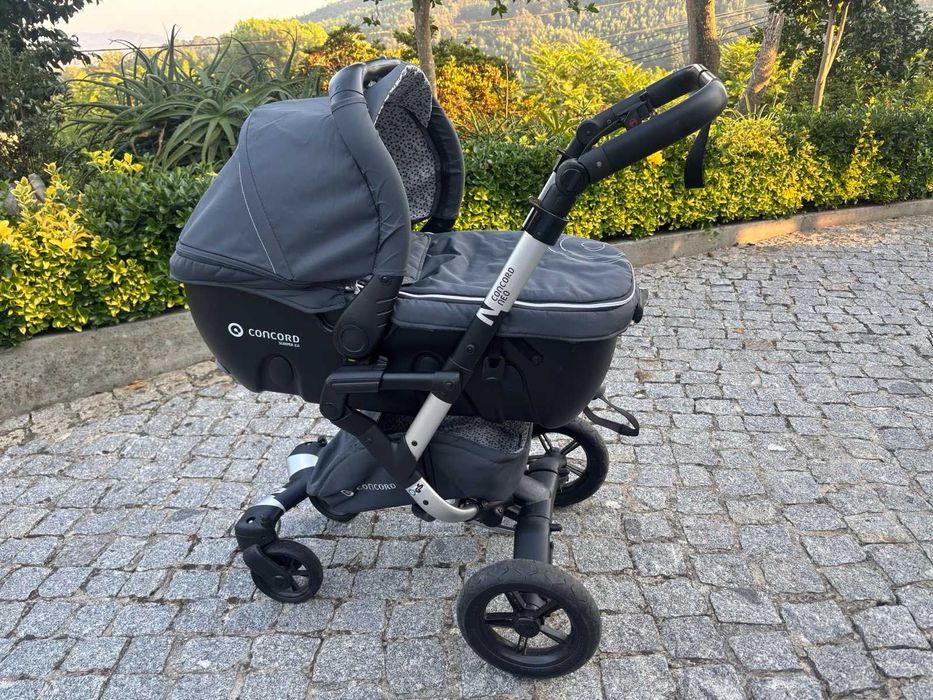 Trio Concord Neo Mobility-Set Steel Grey(Carrinho+Cadeira Auto+Alcofa)
