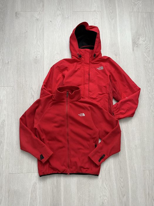 Куртка жіноча 3в1 The North Face з підкладом HyVent gore tex як лижна