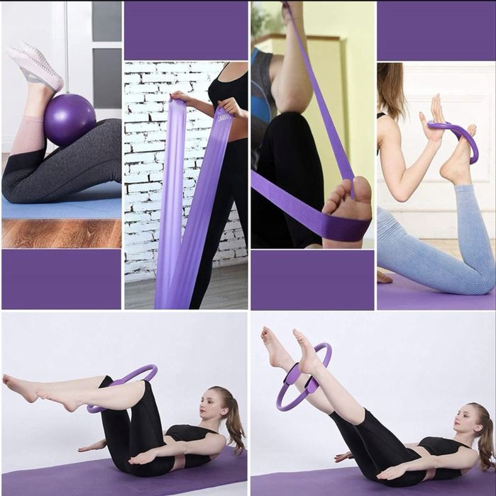 Zestaw do pilatesu ćwiczeń w domu fitness cardio