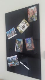 Szklana tablica magnetyczna do pisania jak nowa