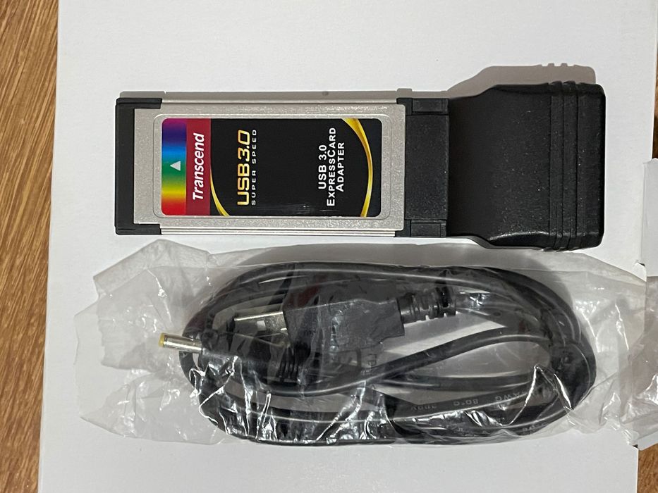 transcend usb 3.0 expansion card adapter, карта розширення usb.