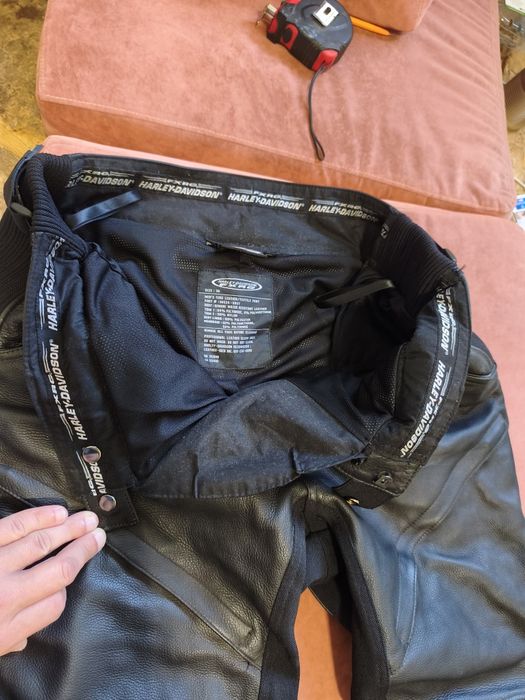 Продам крутые кожаные мотоштаны Harley Davidson FXRG