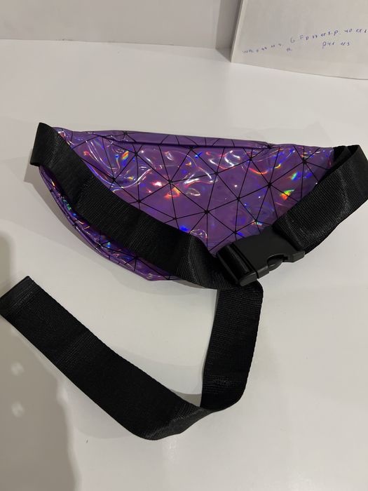 Сумка пухнаста, поясна, через плече