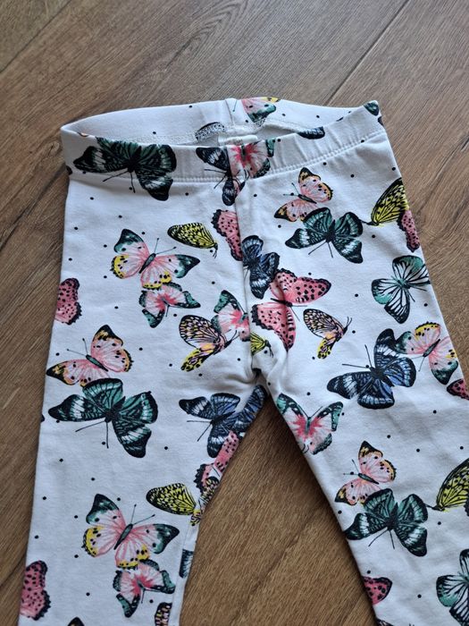 Legginsy w motylki H&M 80