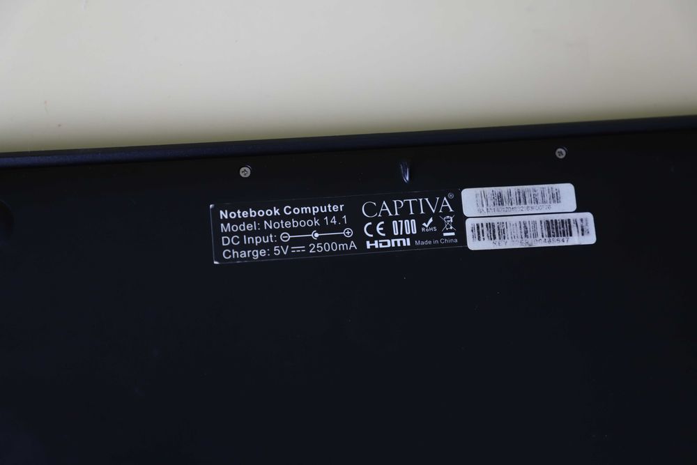 notebook captiva 14.1