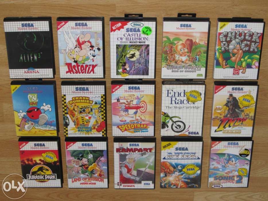 Master System: Consola | Jogos | Acessórios