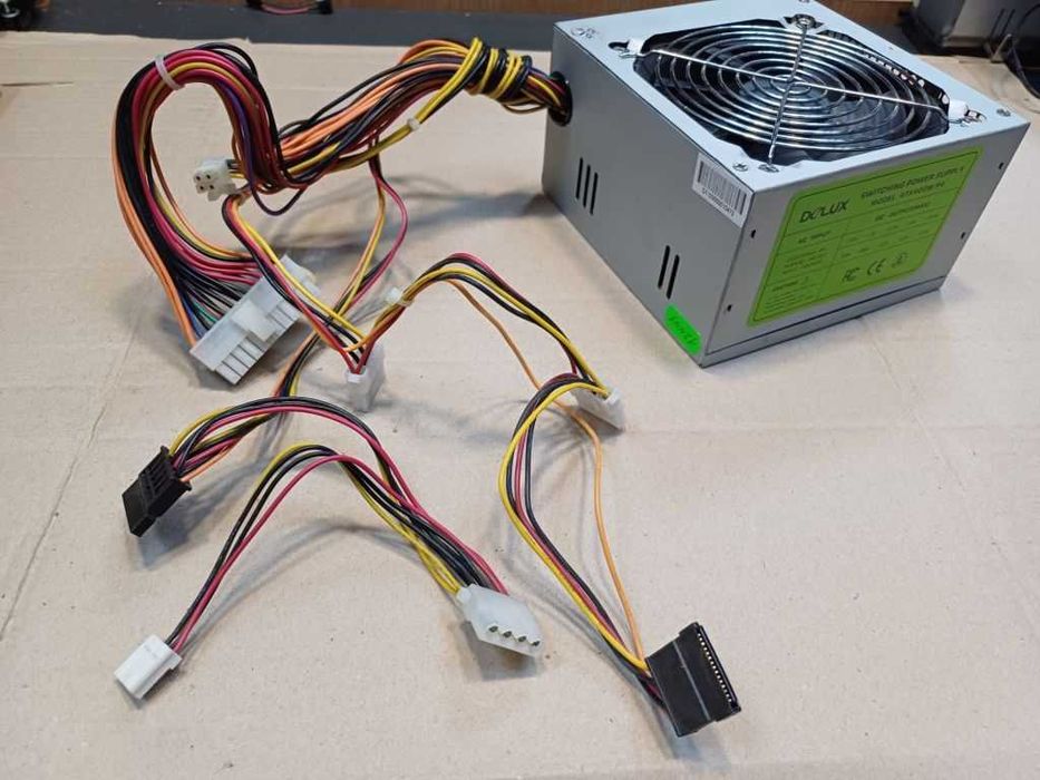 Блок питания Delux ATX400W 400Вт рабочий проверенный