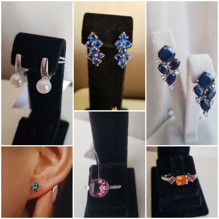 Натуральные минералы, серебро 925 пробы