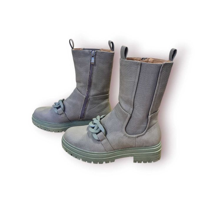 Botas Seaside Woman Tam. 37 – Cano Médio c/ Corrente e Sola Tratorada