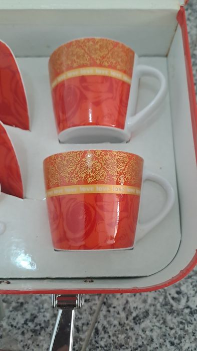 Conjunto de 2 chávenas de café NOVAS - Disponível