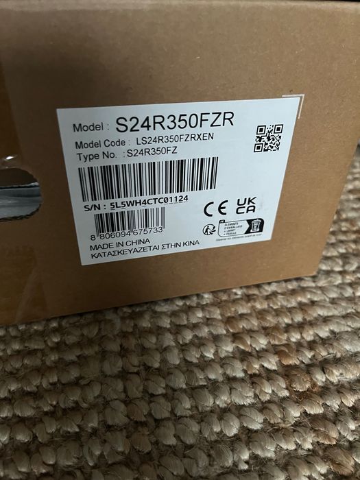 Monitor Samsung SR35 24” FHD, 75Hz