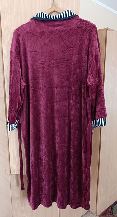 Велюровый халат Батал