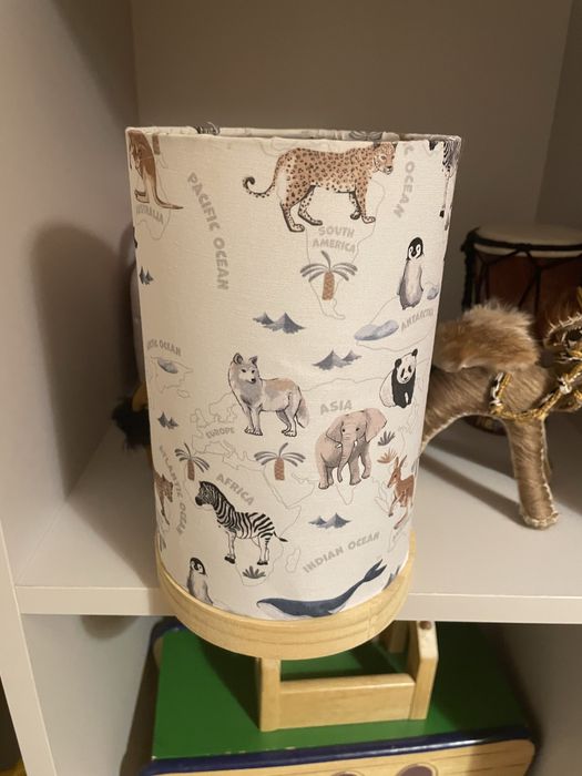 Lampka ze zwierzątkami