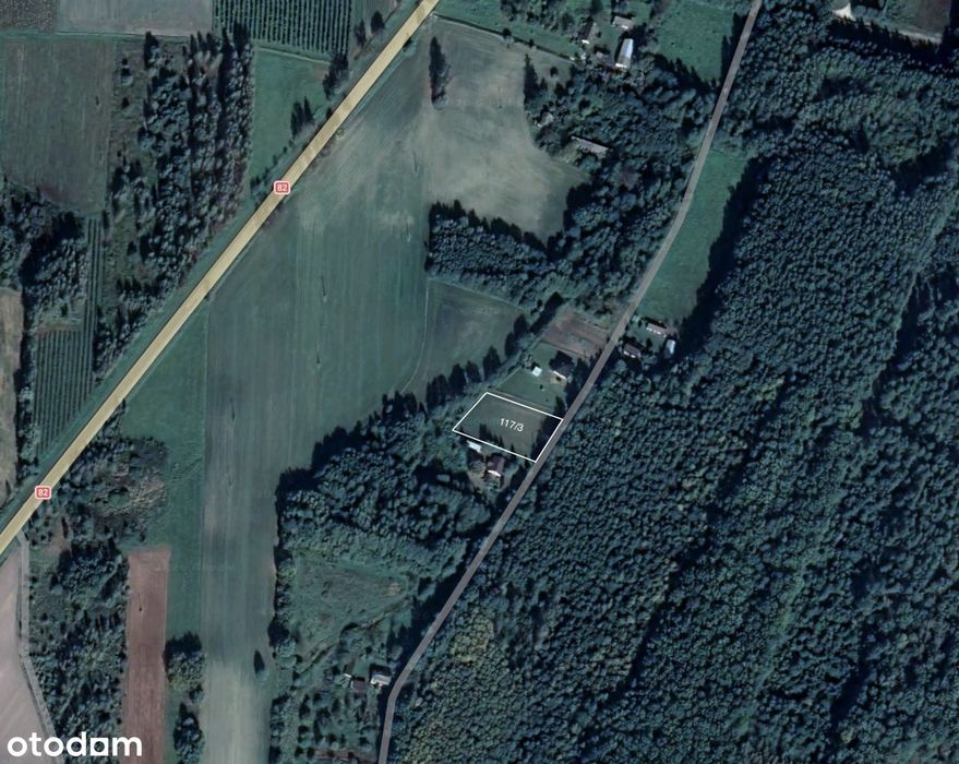 Działka budowlana 3050 m² przy lesie | gm. Cyców | cisza i natura - Widok 2