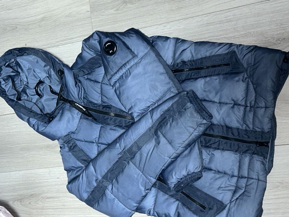 Пуховик Зимовий Cp Company синій