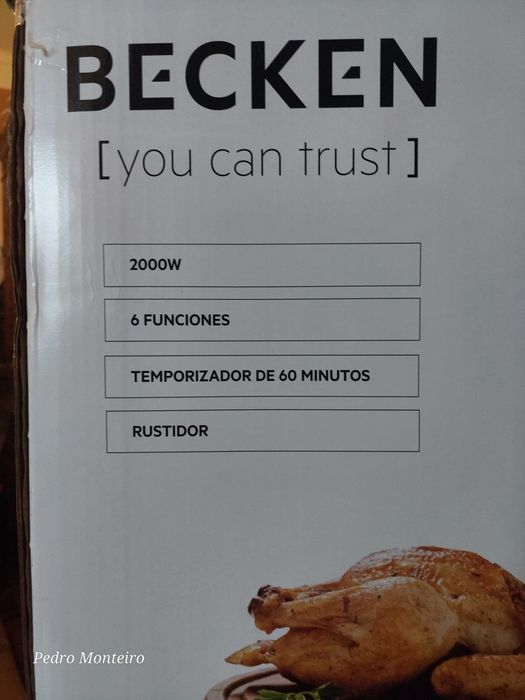 Mini Forno Becken 46 Litros Novo Selado com 6 anos de garantia