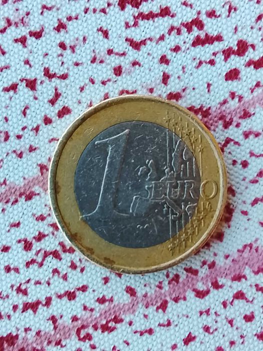 moeda de 1 euro, Err0, 2002, Alemã.