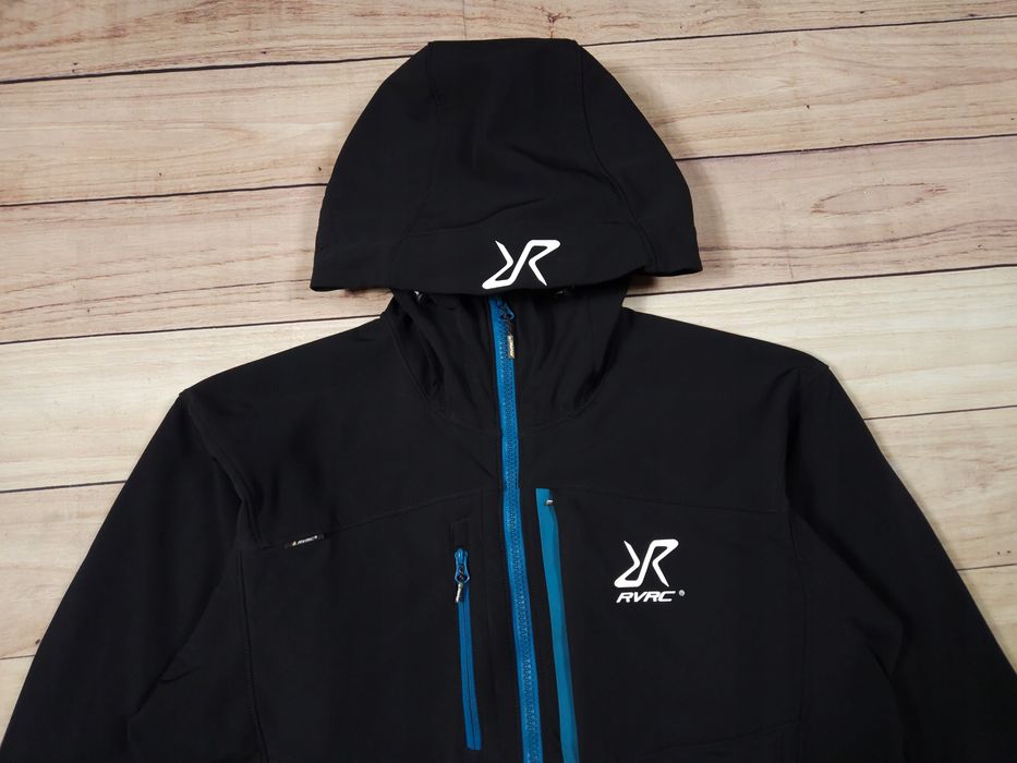 REVOLUTIONRACE Hiball Kurtka Softshell Męska Logowana r. XL