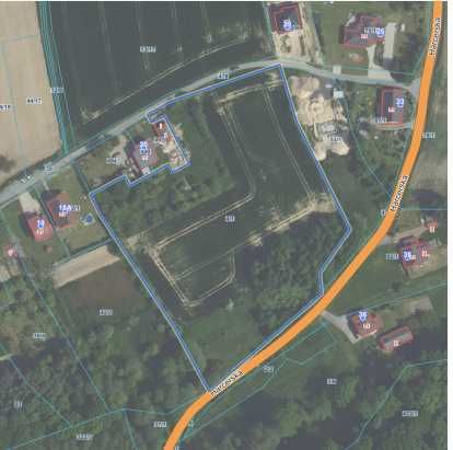 Sprzedam działkę rolmo-budowlaną 1,3ha z własnym lasem