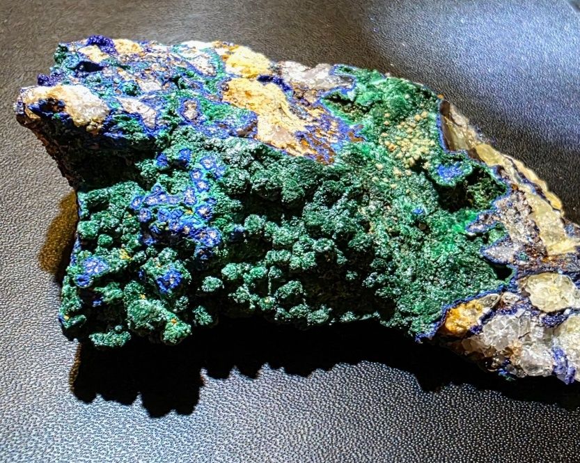 Mineral_Azurite com malaquite