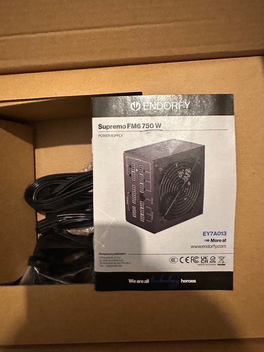 ENDORFY Supremo FM6 750W 80 Plus Gold ATX 3.1