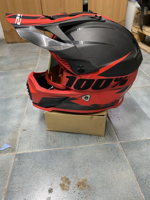 Capacete e óculos motocross LS2