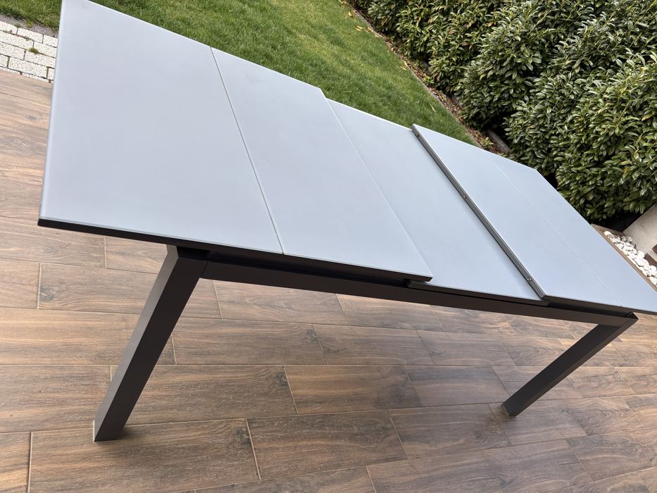 Rozkładany stół ogrodowy 6-10 osób antracyt Naterial
