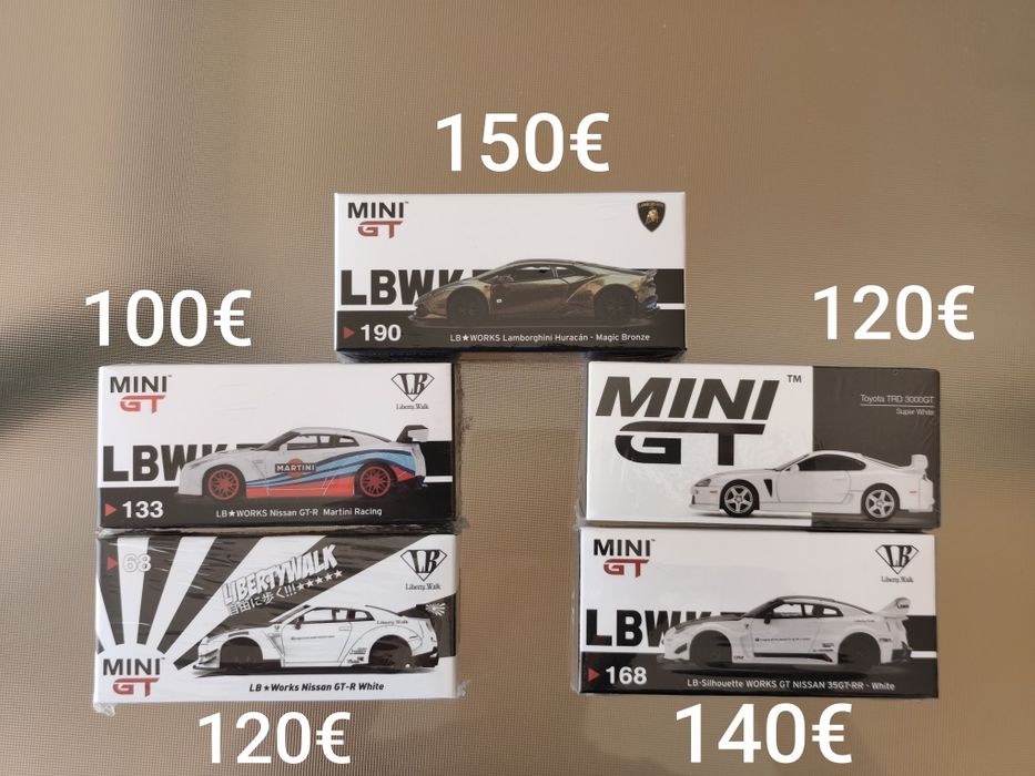 1:64 Miniaturas Por Race e Mini GT