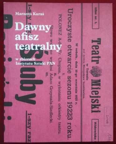Dawny afisz teatralny