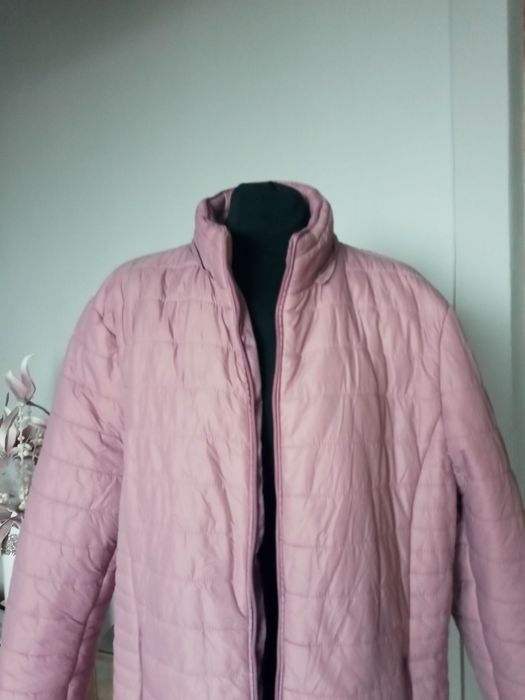Kurtka damska rozowa pikowana 8XL