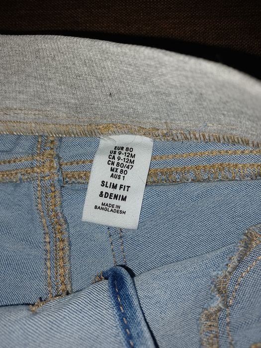 Jeansy chłopięce H&M rozm.80cm