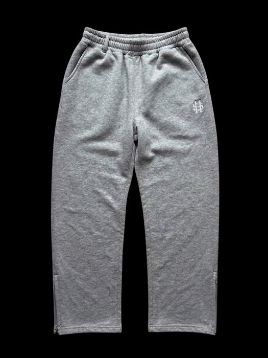 Szare Dresy Baggy SWAG z Suwakami / Streetwear L