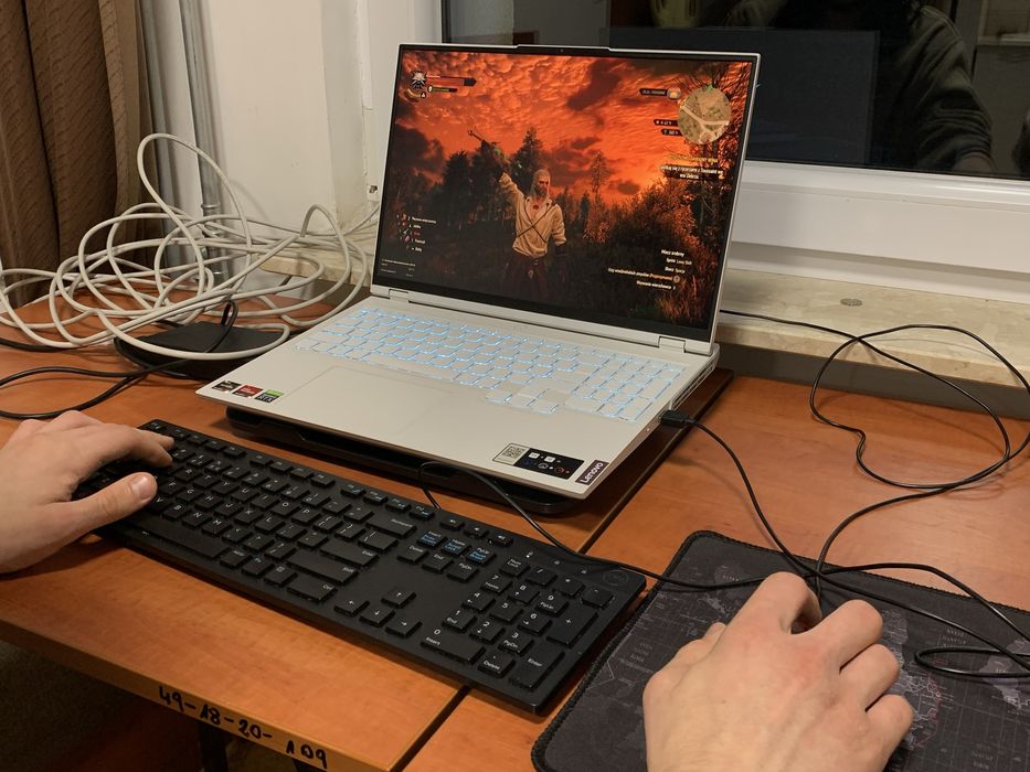 Sprzedam lenovo legion 5 pro gamingowy razem ze sprzętem