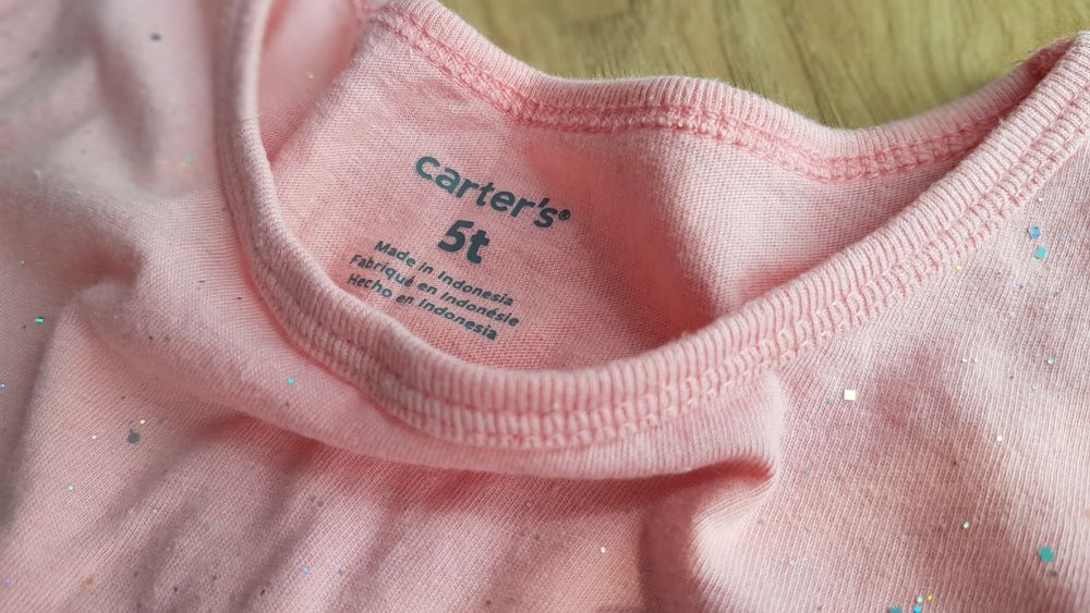 Футболочки - туніки Carter's (США) для дівчинки 3 і 5 років